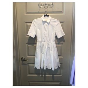 KATE SPADE WHITE DENIM DRESS